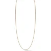 18K GOLD CABLE CHAIN NECKLACE