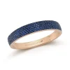 LYTTON 18K GOLD AND ALL PAVE BLUE SAPPHIRE BOMBE BRACELET