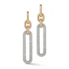 MORRELL 18K GOLD AND DIAMOND DROP EARRINGS