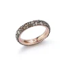 OC X WF 18K GOLD AND CHAMPAGNE DIAMOND BAND RING