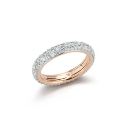 OC X WF 18K GOLD AND DIAMOND BAND RING