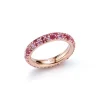 OC X WF 18K GOLD AND PINK SAPPHIRE BAND RING
