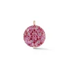 OC X WF 18K LARGE PINK SAPPHIRE PEBBLE LOCKET