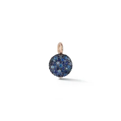 OC X WF 18K MEDIUM BLUE SAPPHIRE PEBBLE LOCKET
