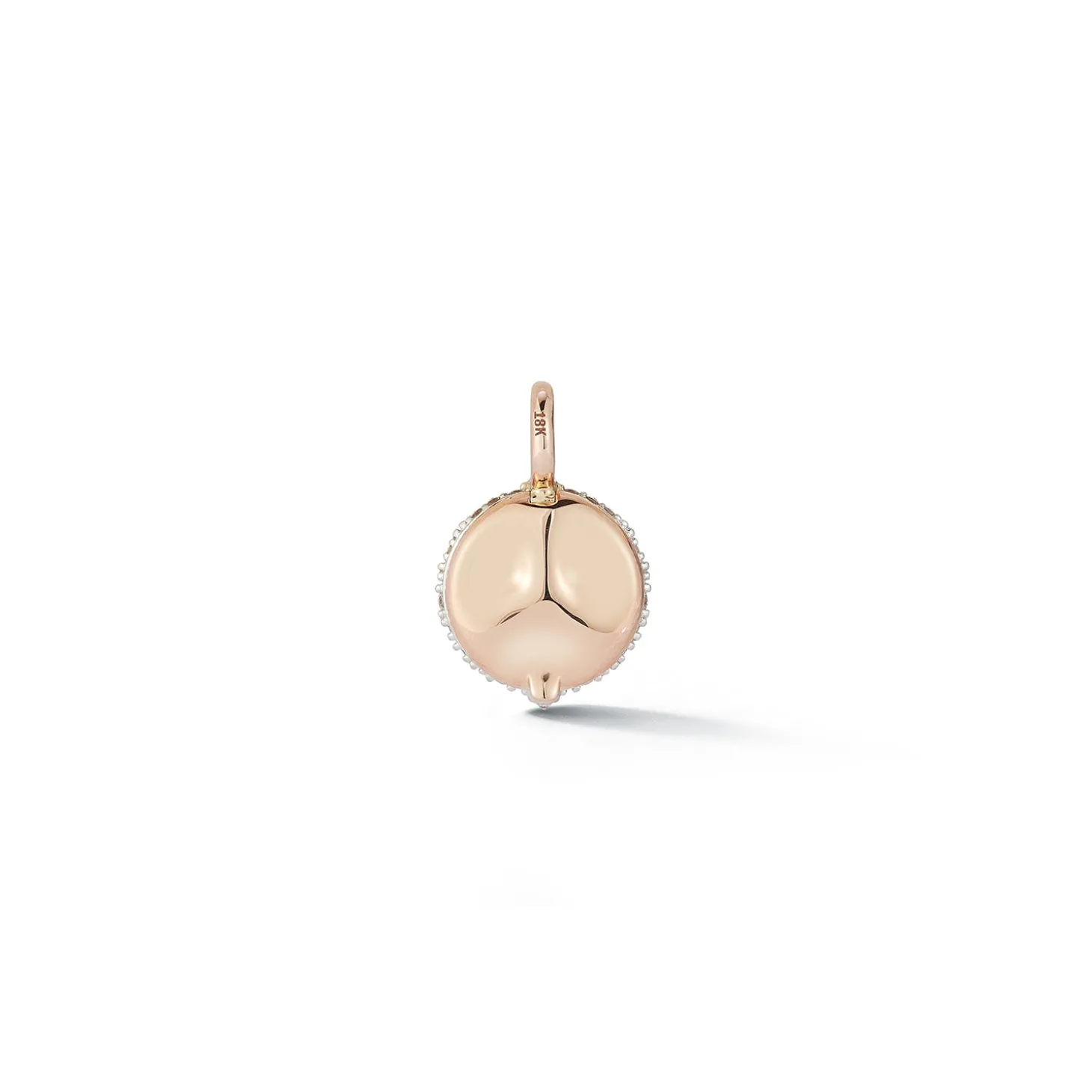 OC X WF 18K MEDIUM BLUE SAPPHIRE PEBBLE LOCKET