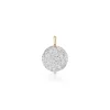 OC X WF 18K MEDIUM WHITE DIAMOND PEBBLE LOCKET