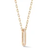 SAXON 18K GOLD ALL DIAMOND JUMBO LINK NECKLACE