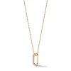 SAXON 18K GOLD MINI SINGLE LINK NECKLACE