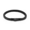SYDNEY LEATHER CORD BRACELET WITH STERLING SILVER ORIGAMI CLASP