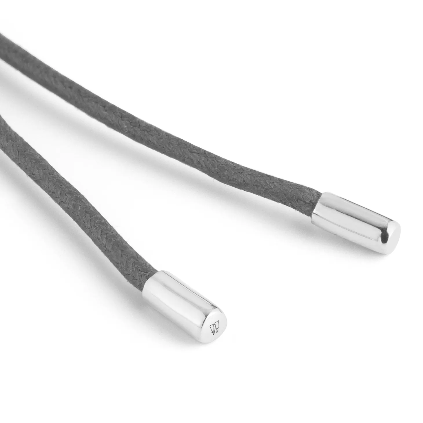 WAXED COTTON GREY, WHITE OR BLACK CORD WITH ROUND CAP