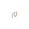 WF CLASSIC 18K CHAMPAGNE DIAMOND SINGLE ROW HUGGIES