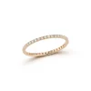 WF CLASSIC 18K GOLD AND DIAMOND ETERNITY BAND RING