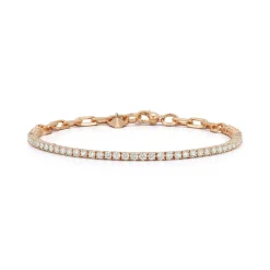 WF CLASSIC 18K GOLD AND DIAMOND TENNIS BRACELET