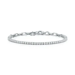 WF CLASSIC 18K GOLD AND DIAMOND TENNIS BRACELET