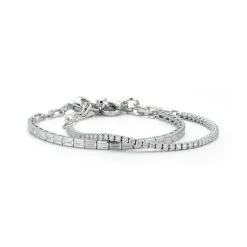 WF CLASSIC 18K GOLD AND DIAMOND TENNIS BRACELET