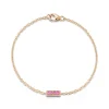 WF CLASSIC 18K GOLD AND SAPPHIRE BAR BRACELET