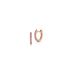 WF CLASSIC 18K GOLD AND SAPPHIRE SINGLE ROW HUGGIES