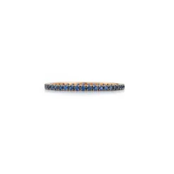 WF CLASSIC 18K GOLD AND SAPPHIRE ETERNITY BAND RING