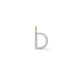 WOOLF 18K GOLD AND DIAMOND INITIAL AND NUMBER CHARMS