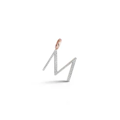 WOOLF 18K GOLD AND DIAMOND INITIAL AND NUMBER CHARMS