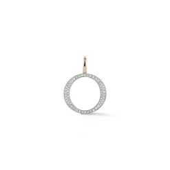 WOOLF 18K GOLD AND DIAMOND INITIAL AND NUMBER CHARMS