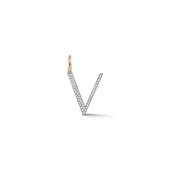 WOOLF 18K GOLD AND DIAMOND INITIAL AND NUMBER CHARMS