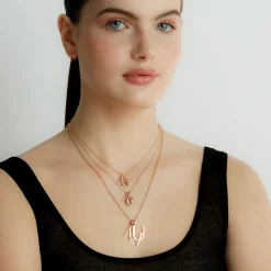 WOOLF 18K GOLD AND DIAMOND MINI INITIAL AND NUMBER CHARMS