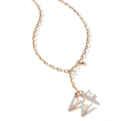 WOOLF 18K GOLD AND DIAMOND INITIAL AND NUMBER CHARMS